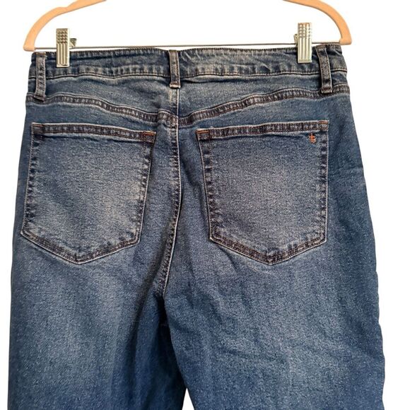 True Craft Sz 14 Slim‎ Straignt Button Fly Distressed Jeans - Picture 10 of 13